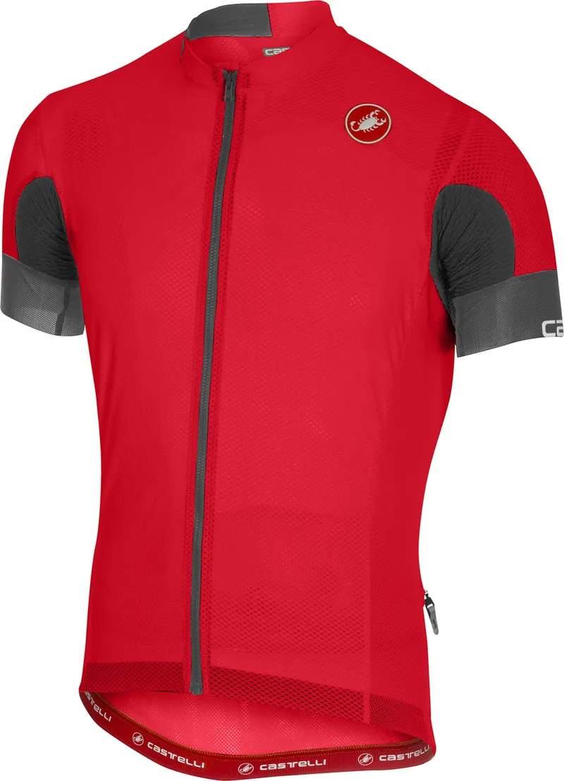 castelli aero race 4.1 solid short sleeve jersey