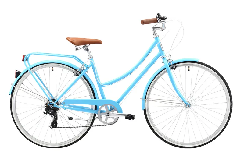 blue vintage bike