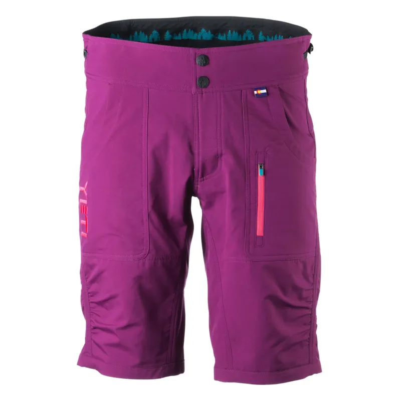 Yeti Norrie Womens Shorts - Purple