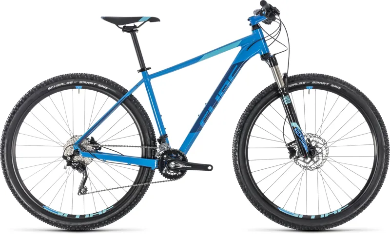 Cube Attention SL 29er 2018 Hardtail Mountain Bike - Aqua/Blue