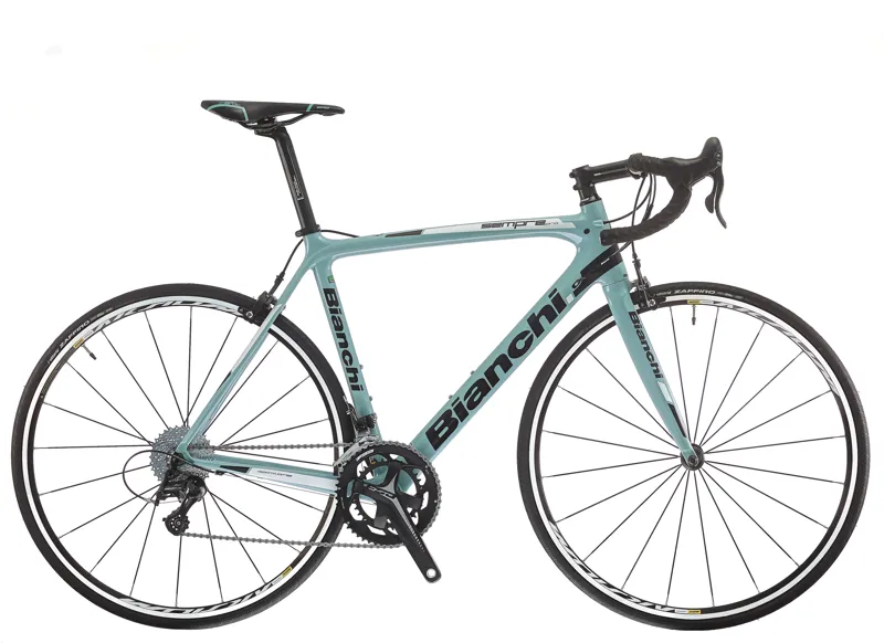Bianchi Sempre Centaur 2018 Road Bike Celeste Black White