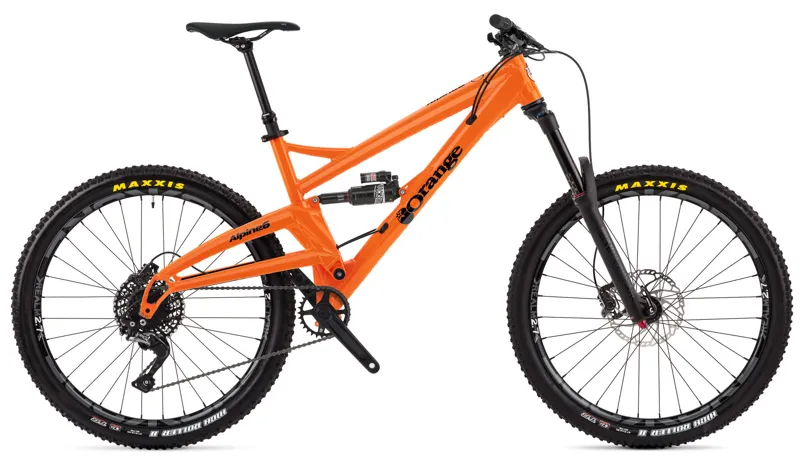 Orange Alpine 6 S 27.5 inch 2018 Full Suspension MTB - Fizzy Orange