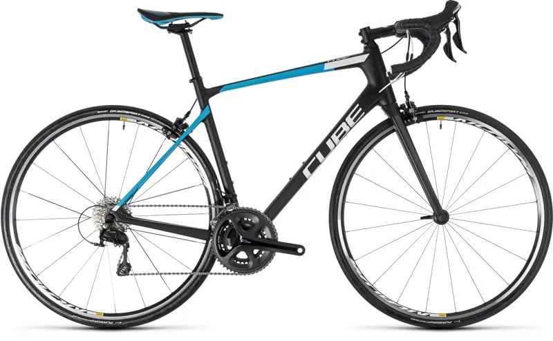 Cube Attain GTC Pro 2018 Road Bike - Carbon/Blue