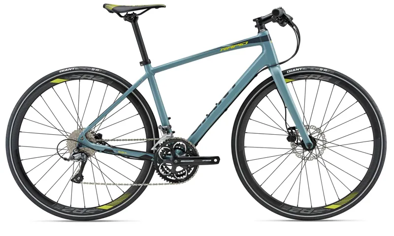Giant Rapid 3 2018 Road Bike - Grey/Yellow