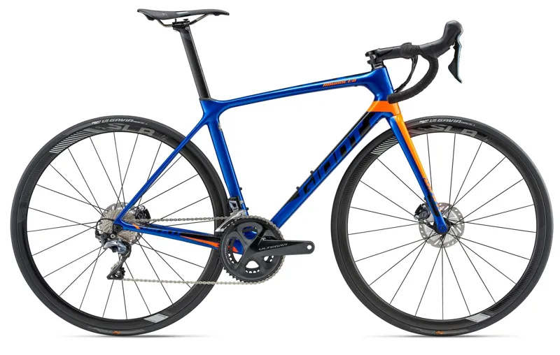 GIANT TCR ADVANCED PRO1 2018年 Giant TCR Advanced Pro 1 Disc 2018 Road Bike - Electric Blue/Orange