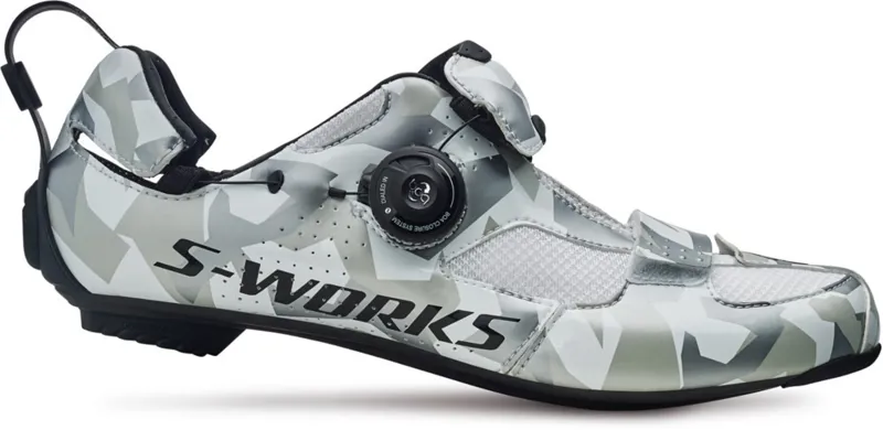 Specialized S-Works Trivent Triathlon Shoes - White Camo