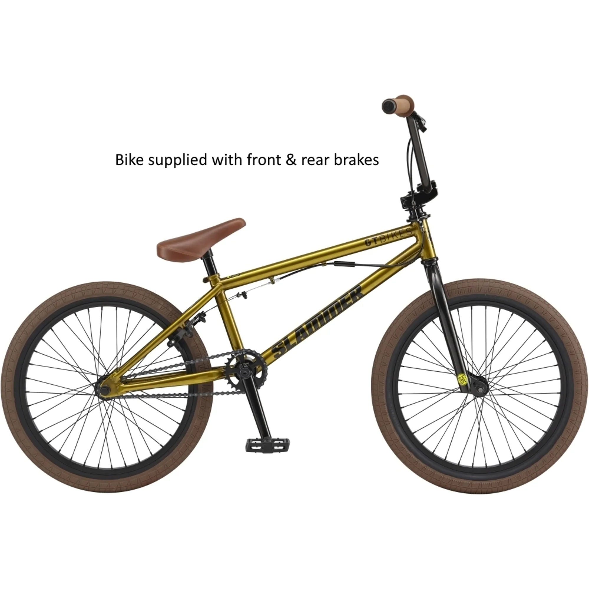 GT Slammer 2018 BMX Bike Yellow