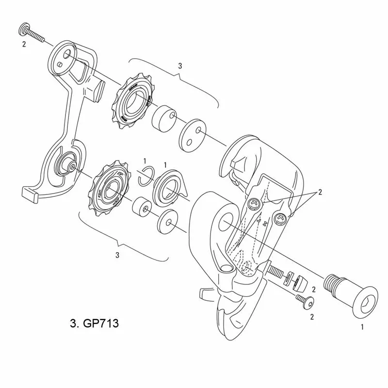SRAM Jockey Wheel Set - Pair - X09 2004.