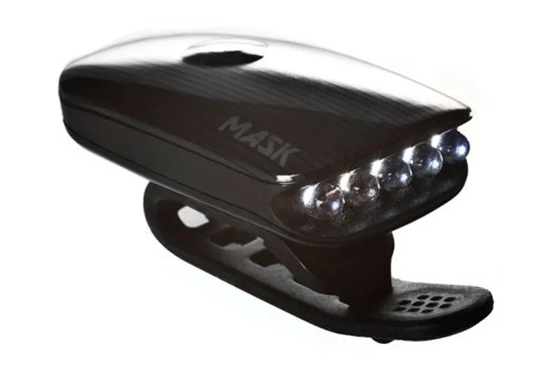 Moon Mask 5 LED USB Front Light - Black