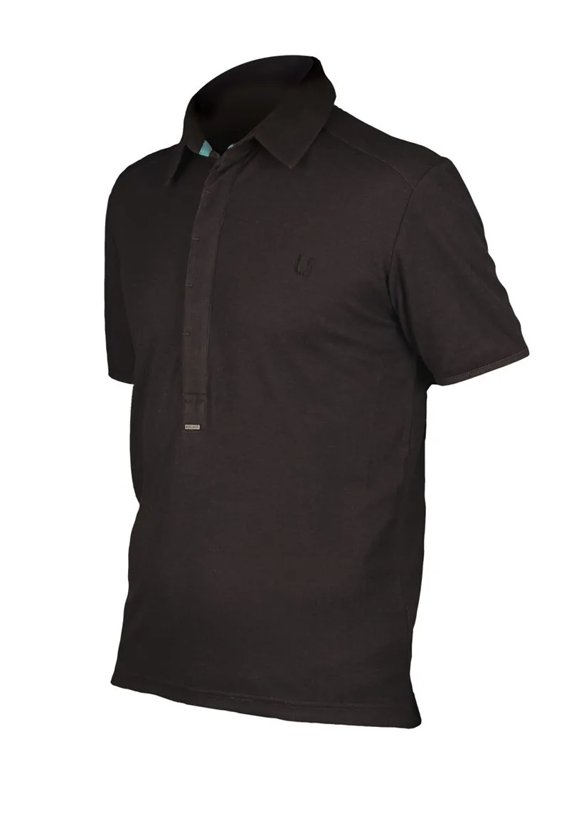 Endura Urban CoolMax Merino Short Sleeve Jersey Polo Shirt - Black