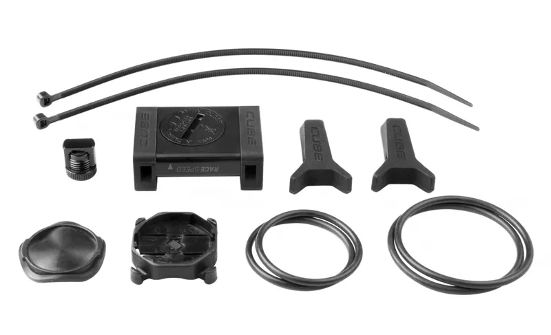 Cube Handlebar Bracket Set With Transmitter Race - Black