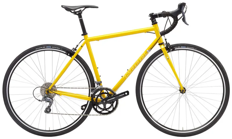 Kona Penthouse 2017 Road Bike - Gloss Yellow/White/Blue