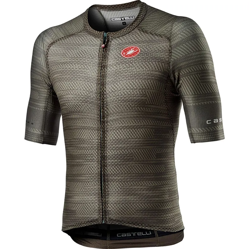 Castelli Climbers 3.0 SL Short Sleeve Jersey - Bark Green