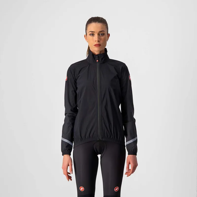 Castelli Emergency 2 Women's Rain Jacket - Light Black
