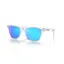 Oakley Frogskins Sunglasses - Clear/Prizm Sapphire Iridium Lens