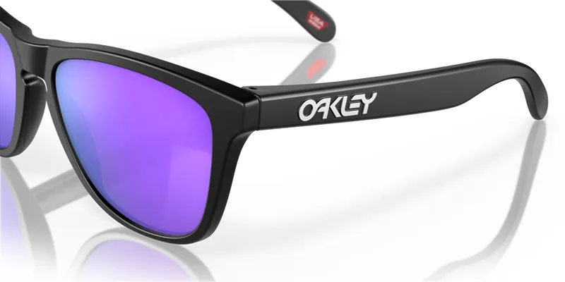 Oakley Frogskins Sunglasses - Black/PRIZM Violet-6