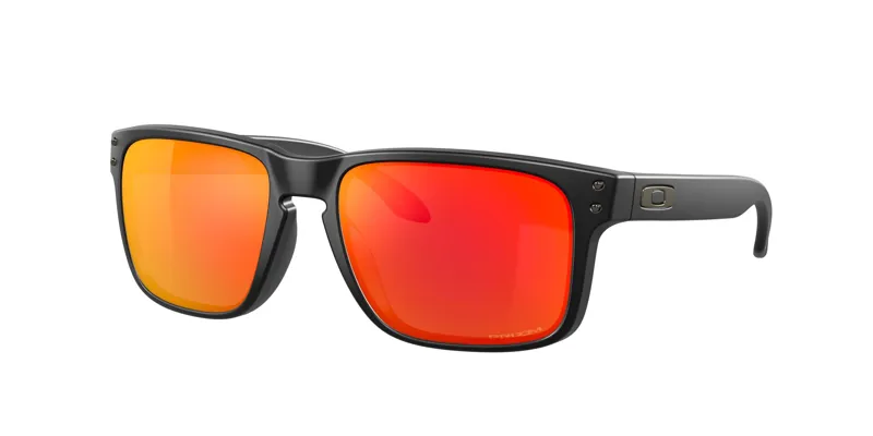 Oakley Holbrook Sunglasses - Black/Prizm Ruby Lens-8