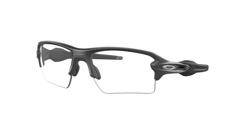 Oakley Flak 2.0 XL Cycling Sunglasses - Steel/Clear 50 Black Irid Photo-10