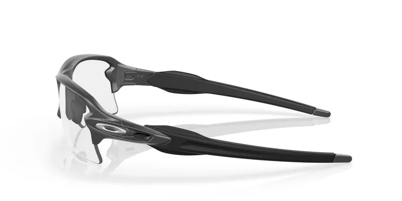 Oakley Flak 2.0 XL Cycling Sunglasses - Steel/Clear 50 Black Irid Photo-3