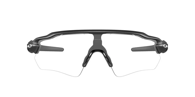 Oakley Radar Ev Path Cycling Sunglasses - Steel/Clear 50 Black Irid Photo Lens-3