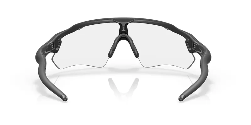 Oakley Radar Ev Path Cycling Sunglasses - Steel/Clear 50 Black Irid Photo Lens-7