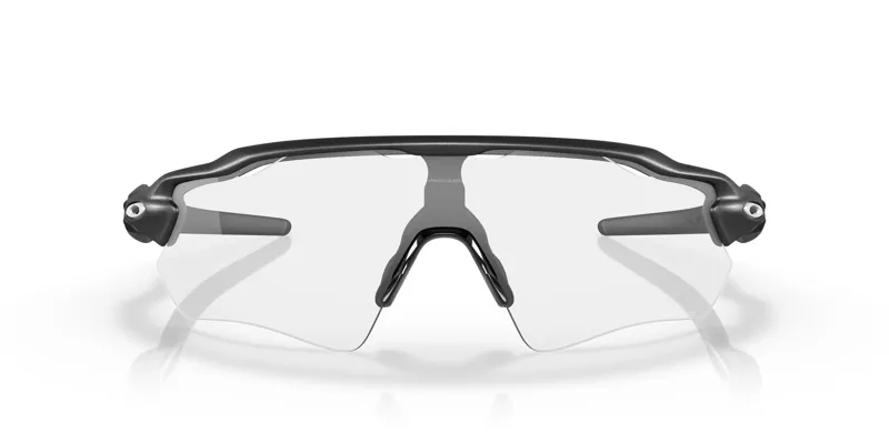 Oakley Radar Ev Path Cycling Sunglasses - Steel/Clear 50 Black Irid Photo Lens-1