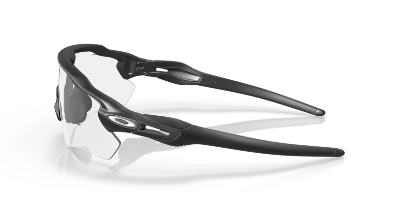 Oakley Radar Ev Path Cycling Sunglasses - Steel/Clear 50 Black Irid Photo Lens-2