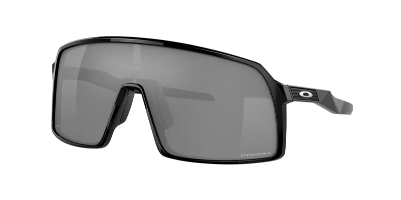 Oakley Sutro Cycling Sunglasses - Polished Black/Prizm Black Lens-8