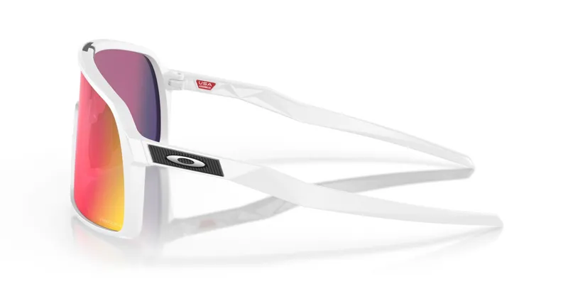 Oakley Sutro Cycling Sunglasses - White/Prizm Road Lens-2