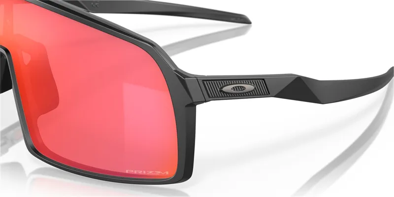 Oakley Sutro Cycling Sunglasses - Black/Prizm Trail Torch Lens-2