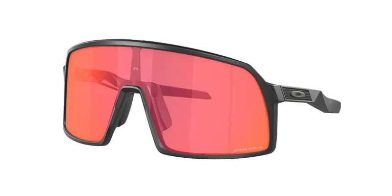 Oakley Sutro S Cycling Sunglasses - Black/Prizm Trail Torch Lens