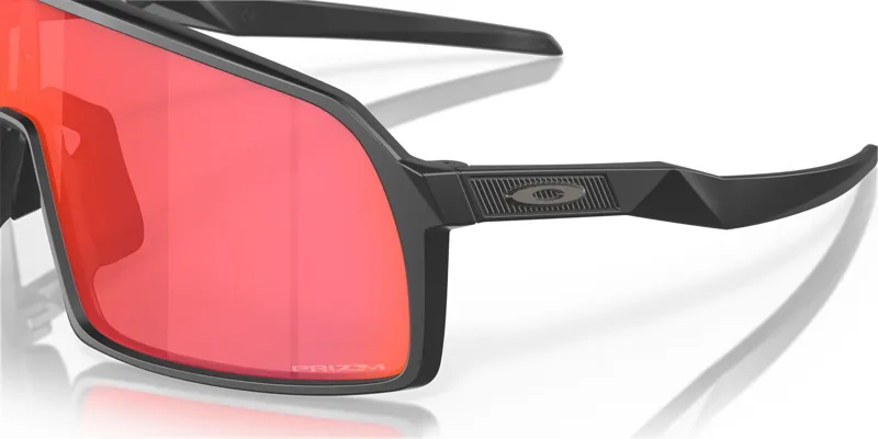 Oakley Sutro S Cycling Sunglasses - Black/Prizm Trail Torch Lens-7