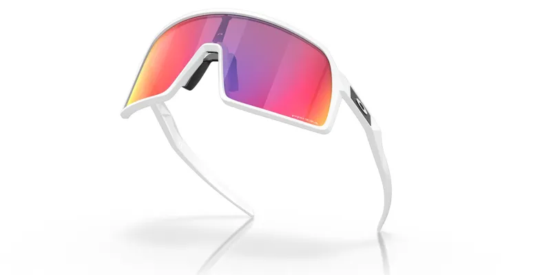 Oakley Sutro S Cycling Sunglasses - White/Prizm Road Lens-3