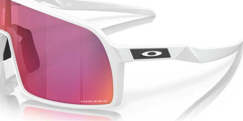 Oakley Sutro S Cycling Sunglasses - White/Prizm Road Lens-5