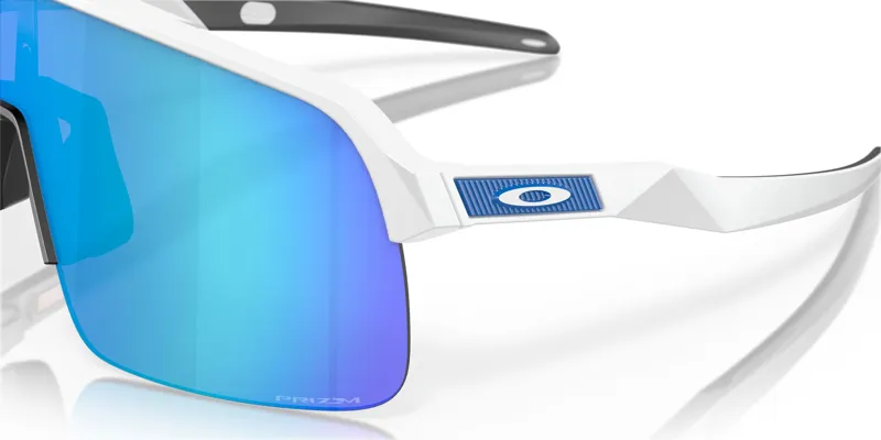 Oakley Sutro Lite Cycling Sunglasses - White/Prizm Sapphire Lens-6