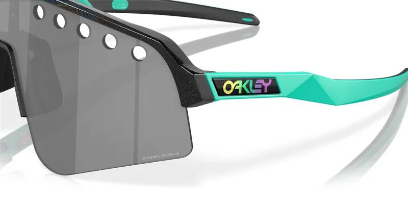 Oakley Sutro Lite Sweep Cycling Sunglasses - Dark Galaxy/Prizm Black Lens-3
