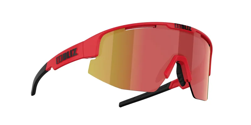 Bliz Matrix M/L Frame Cycling Sunglasses - Matte Red/Red