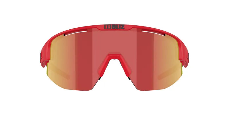 Bliz Matrix M/L Frame Cycling Sunglasses - Matte Red/Red-1