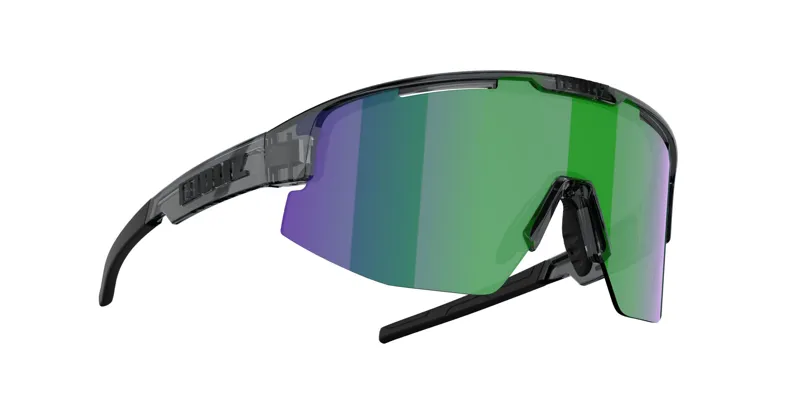 Bliz Matrix M/L Frame Cycling Sunglasses - Crystal Black/Green