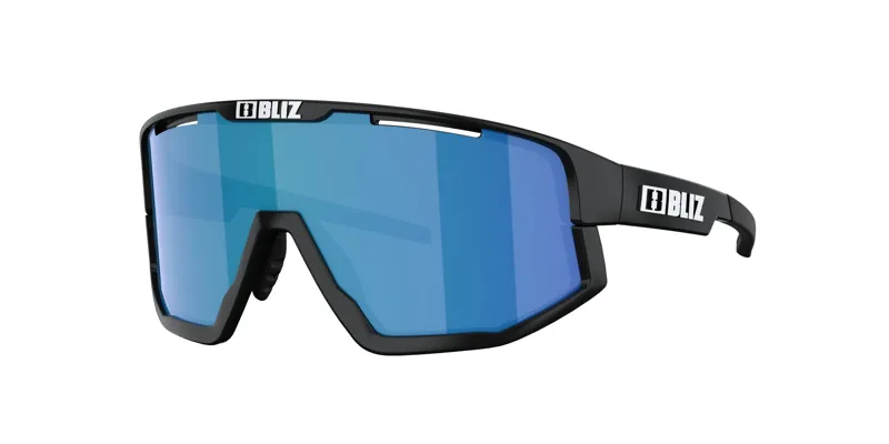 Bliz Fusion M/L Frame Cycling Sunglasses - Matt Black/Blue