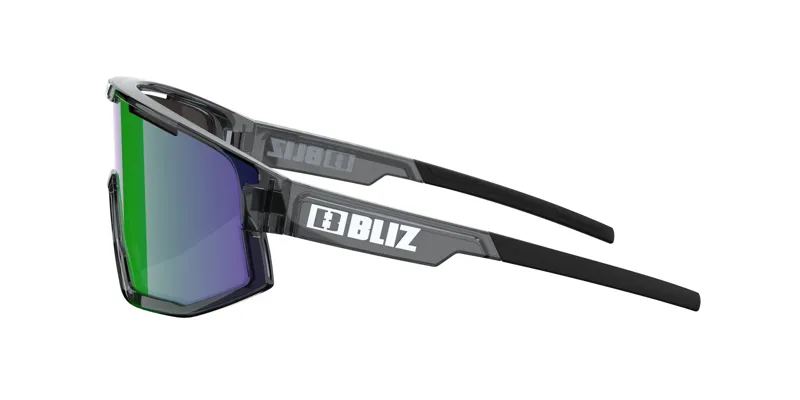 Bliz Fusion M/L Frame Cycling Sunglasses - Crystal Black/Green-3