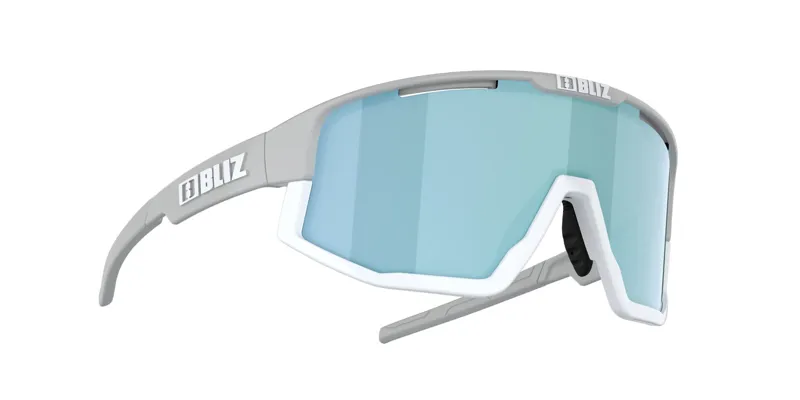 Bliz Fusion M/L Frame Cycling Sunglasses - Matt Light Grey/Blue-1