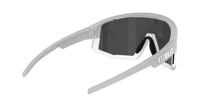 Bliz Fusion M/L Frame Cycling Sunglasses - Matt Light Grey/Blue-2