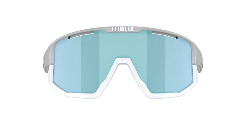 Bliz Fusion M/L Frame Cycling Sunglasses - Matt Light Grey/Blue-4