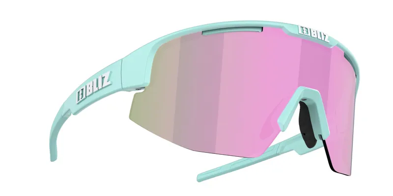 Bliz Matrix Small Frame Cycling Sunglasses - Matt Pastel Mint/Pink