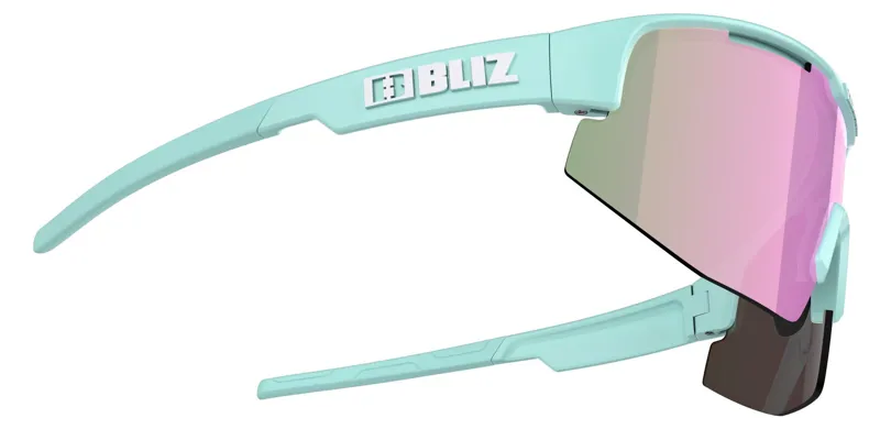 Bliz Matrix Small Frame Cycling Sunglasses - Matt Pastel Mint/Pink-3
