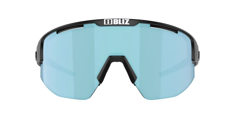 Bliz Matrix Small Frame Cycling Sunglasses - Matt Black/Blue-2