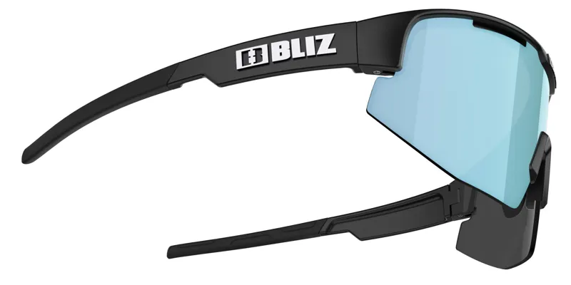 Bliz Matrix Small Frame Cycling Sunglasses - Matt Black/Blue-3