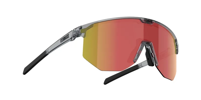Bliz Hero M/L Frame Cycling Sunglasses - Transparent Dark Grey/Red