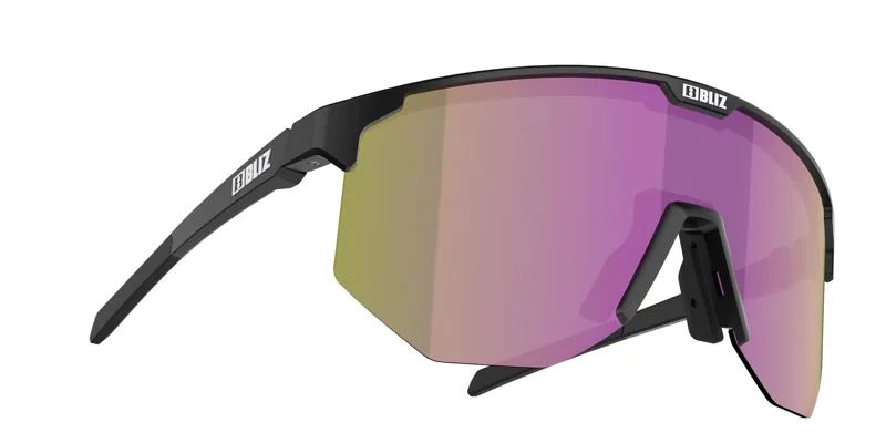 Bliz Hero Small Frame Cycling Sunglasses - Matt Black/Brown Purple 